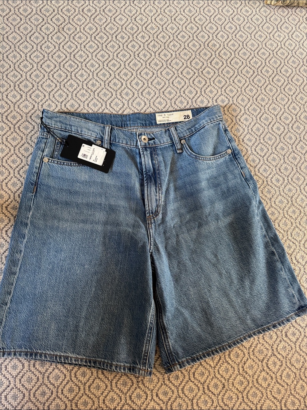 rag & bone Light Blue Denim Jean Shorts